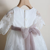Zweifarbiges Kirschkleid 