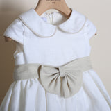 Zweifarbiges Kirschkleid 