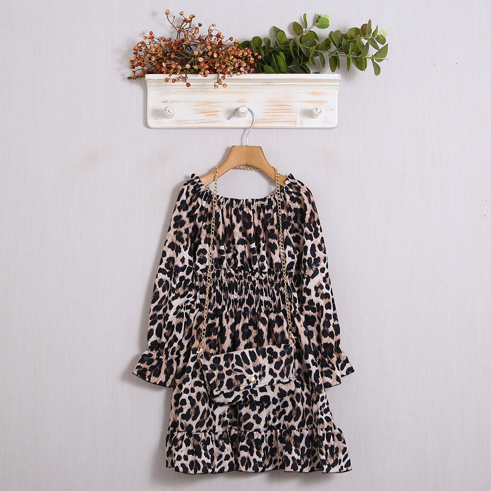 Animalier-Kleid (Tasche inklusive) 