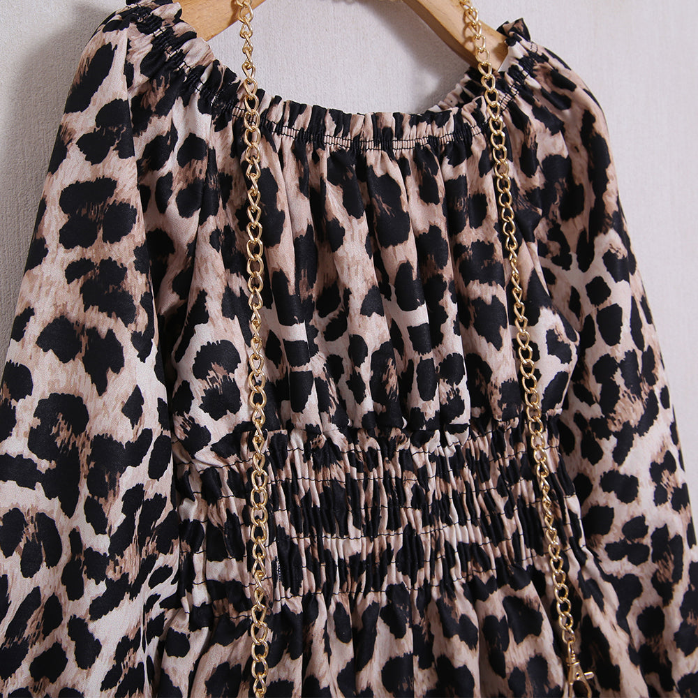 Animalier-Kleid (Tasche inklusive) 