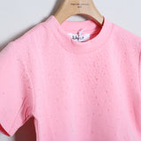 T-Shirt Girocollo Con Applicazioni