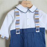 Tutina Intera In Cotone "Sartoria Dei Piccoli"