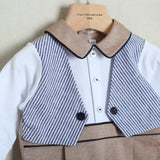 Tutina Intera In Cotone "Sartoria Dei Piccoli"