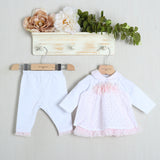 Tutina Spezzata In Cotone "Sartoria Dei Piccoli"