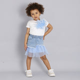Gonna Denim Combinata