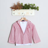 Camicia Rigata Over Con T-Shirt Basic Inclusa