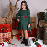 Vestito Ampio Fiocco Posteriore