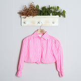 Camicia Corta Rigata