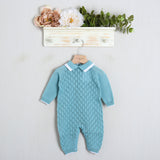 Set Tutina+Copertina+Cappello/Bavetta/Scarpine in filo"Prime Emozioni"