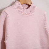 Pullover mit halbem Ausschnitt