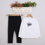 Komplett mit warmen Baumwollleggings