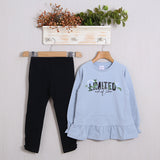 Komplett mit warmen Baumwollleggings