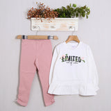 Komplett mit warmen Baumwollleggings