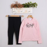Komplett mit warmen Baumwollleggings