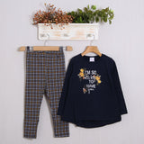 Komplett mit warmen Baumwollleggings