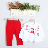 Completo Tuta Con Pantalone+Felpa+T-Shirt