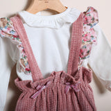 Salopette Costine + Shirt Manica Lunga