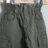 Pantalone Cargo Con Molla In Vita