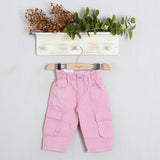 Pantalone Cargo Con Molla In Vita