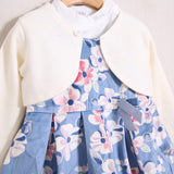Zweifarbiges Kirschkleid 