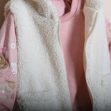 Completo Con Shirt Girocollo+Pelliccetta+Leggings