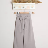 Pantalone Morbido Con Cintura Fiocco