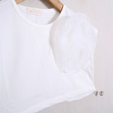 Applikations-T-Shirt mit Stringern 