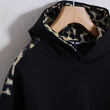 Felpa Corta Con Inserti Animalier