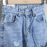 Denim Cargo Gamba Larga