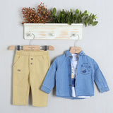 Completo Con Pantalone+Camicia+T-Shirt