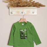 Shirt Stampa Anteriore Caldo Cotone