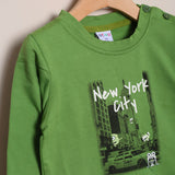 Shirt Stampa Anteriore Caldo Cotone