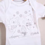 Set 2 Body Fantasia Caldo Cotone (fantasia variabile)