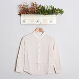 Camicia Lino Collo Coreano