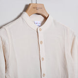 Camicia Lino Collo Coreano