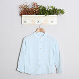 Camicia Lino Collo Coreano