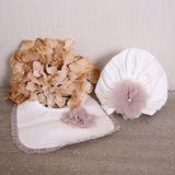 Set Cappellino + Bavetta "Sartoria Dei Piccoli"