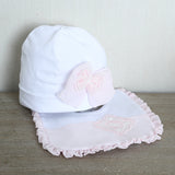 Set Cappellino+Bavetta "Sartoria dei Piccoli"