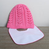 Set Cappellino+Bavetta "Sartoria Dei Piccoli"
