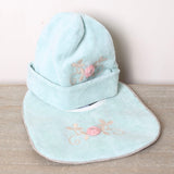 Set Cappellino+Bavetta "Sartoria Dei Piccoli"
