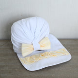 Set Cappellino+Bavetta "Sartoria dei Piccoli"