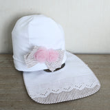 Set Cappellino+Bavetta "Sartoria dei Piccoli"