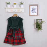 Schottisches Chenille-Kleid