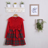 Schottisches Chenille-Kleid