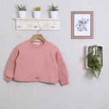 Warmes, kurzes Sweatshirt aus Baumwolle