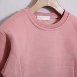 Warmes, kurzes Sweatshirt aus Baumwolle