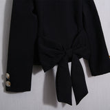 Jacke mit Rückenschleife