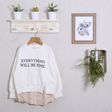 Sweatshirt mit Frontprint