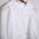 Kleid mit Puffärmeln