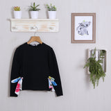 Sweatshirt mit Schleife
